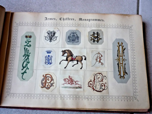 Altes heraldisches buch - altes,