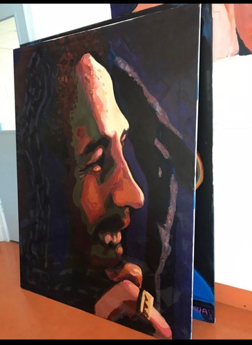 Malerei kunst bob marley xxl - malerei,
