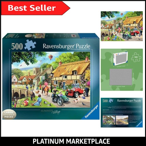 Premium sommerdorf puzzle - premium,