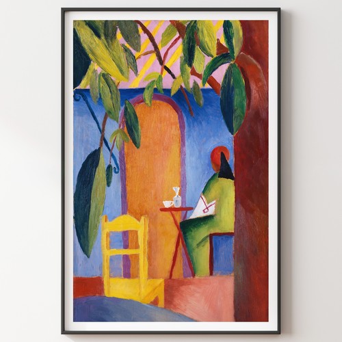 August macke druck - macke,