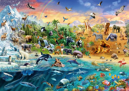 1000 teile puzzle animal - 1000,